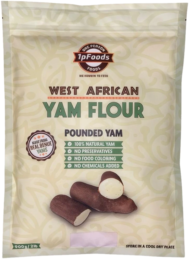 1pFoods pounded yam flour 2 lb bag