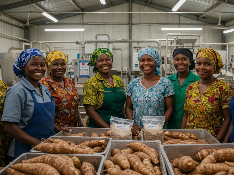 Empowering Women through the Yam Flour Industry