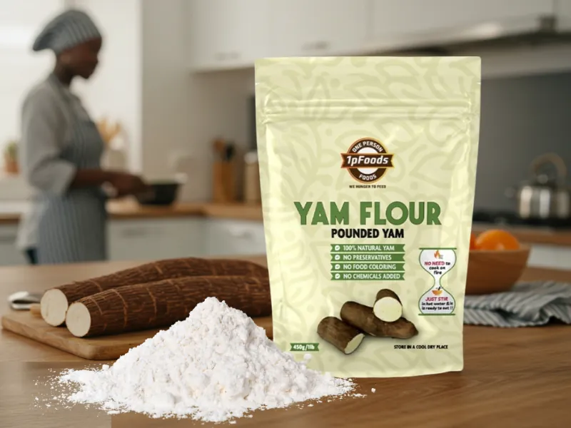 Stop Struggling with Stale Yam Flour – Choose Afri Foods Basket Freshness
